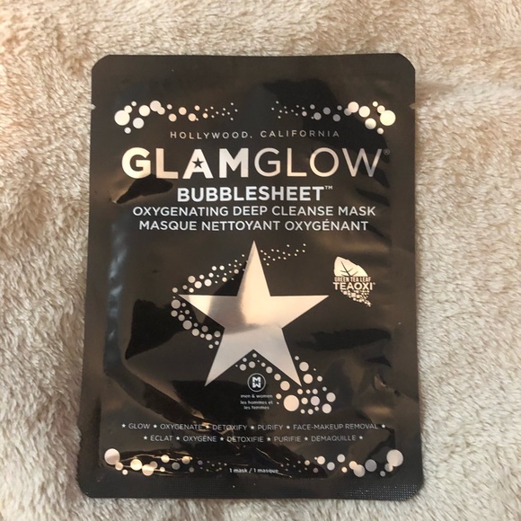 Glamglow oxygenating bubble mask infused wcharcoal - Picture 4 of 5